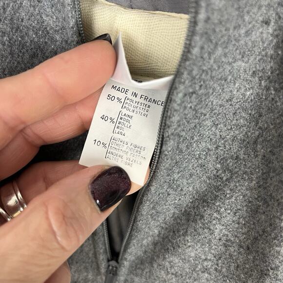 Vintage Dan Jean Boy Wool Blend Overalls Gray Outerwear Lined France EU 6 Years - Picture 8 of 11